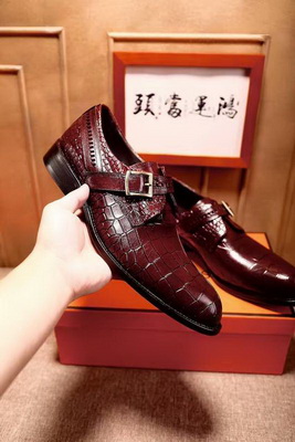 Hermes Business Men Shoes--059